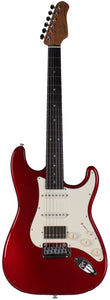 Suhr Select Classic S HSS Guitar, Roasted Neck, Candy Apple Red Metallic, Parchment