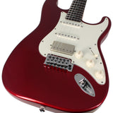 Suhr Select Classic S HSS Guitar, Roasted Neck, Candy Apple Red Metallic, Parchment