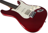 Suhr Select Classic S HSS Guitar, Roasted Neck, Candy Apple Red Metallic, Parchment