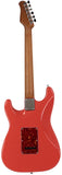 Suhr Select Classic S HSS Guitar, Roasted Neck, Fiesta Red, Tortoise Shell