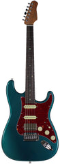 Suhr Select Classic S HSS Guitar, Roasted Neck, Ocean Turquoise Metallic, Tortoise Shell
