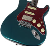 Suhr Select Classic S HSS Guitar, Roasted Neck, Ocean Turquoise Metallic, Tortoise Shell