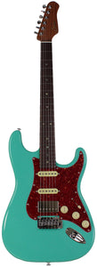 Suhr Select Classic S HSS Guitar, Roasted Neck, Seafoam Green, Tortoise Shell