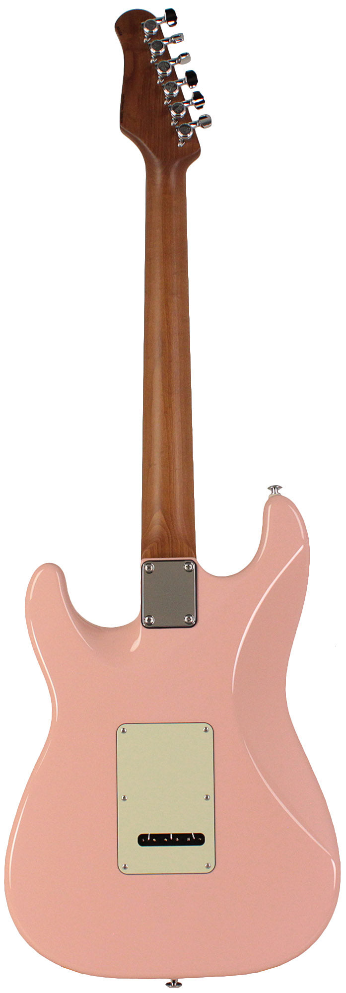 Hum Shell Suhr Select Classic S HSS Guitar, Roasted Neck, Shell Pink | Humbucker ...