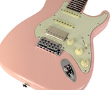 Suhr Select Classic S HSS Guitar, Roasted Neck, Shell Pink