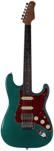 Suhr Select Classic S HSS Guitar, Roasted Neck, Sherwood Green Metallic, Tortoise Shell