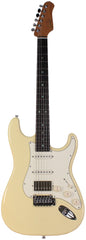 Suhr Select Classic S HSS Guitar, Roasted Neck, Vintage White, Parchment