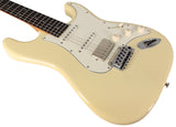 Suhr Select Classic S HSS Guitar, Roasted Neck, Vintage White, Parchment
