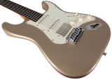 Suhr Select Classic S HSS Guitar, Roasted Neck, Shoreline Gold Metallic