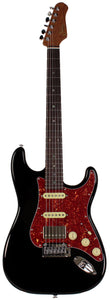 Suhr Select Classic S HSS Guitar, Roasted Neck, Black, Tortoise Shell
