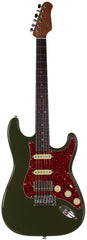 Suhr Select Classic S HSS Guitar, Roasted Neck, Forest Green, Tortoise Shell