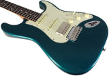 Suhr Select Classic S HSS Guitar, Roasted Flamed Neck, Ocean Turquoise, Rosewood
