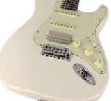 Suhr Select Classic S HSS Guitar, Roasted Neck, Olympic White, Parchment