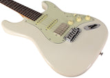 Suhr Select Classic S HSS Guitar, Roasted Neck, Olympic White, Parchment