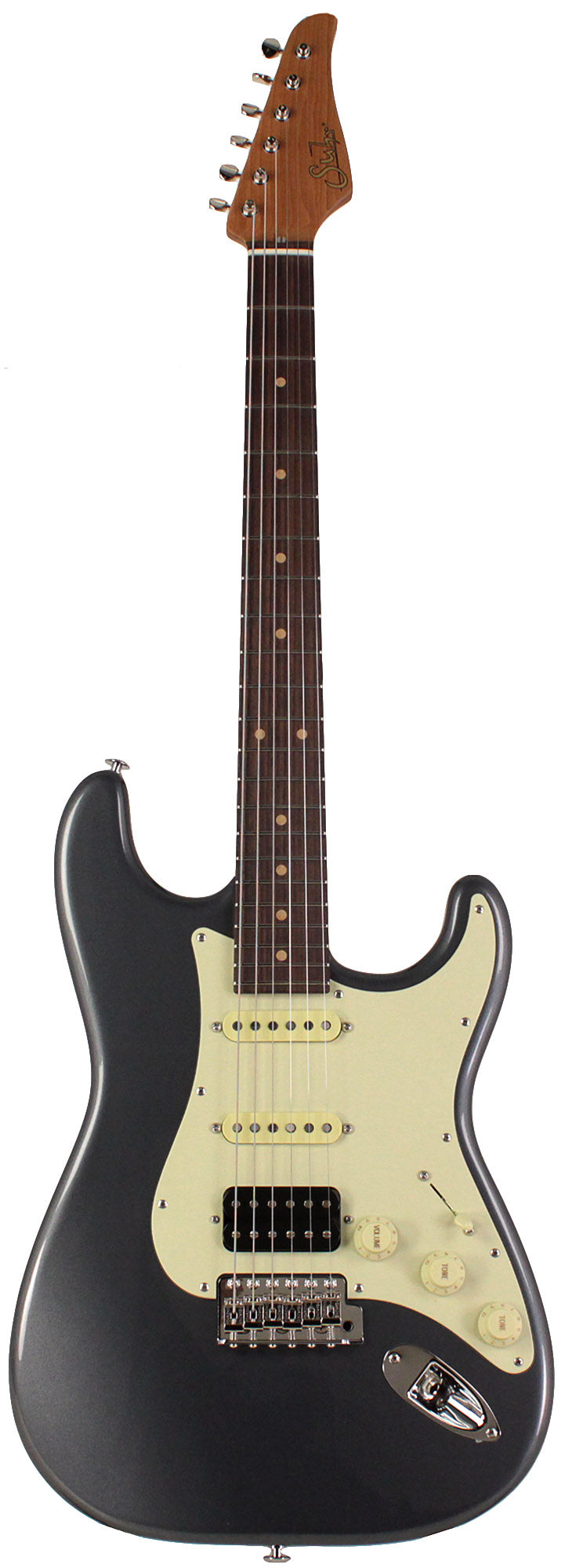 Suhr Classic S Vintage Limited Guitar, Charcoal Frost | Humbucker