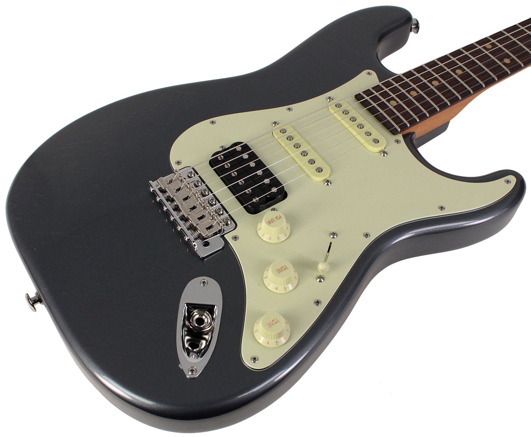Suhr Classic S Vintage Limited Guitar, Charcoal Frost | Humbucker