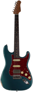 Suhr Select Classic S Antique HSS Guitar, Roasted Neck, Ocean Turquoise Metallic, Tortoise Shell