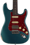Suhr Select Classic S Antique HSS Guitar, Roasted Neck, Ocean Turquoise Metallic, Tortoise Shell