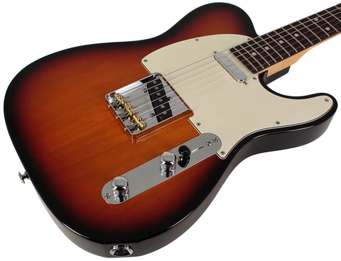 Suhr Classic T Antique Guitar, 3 Tone Burst, Rosewood