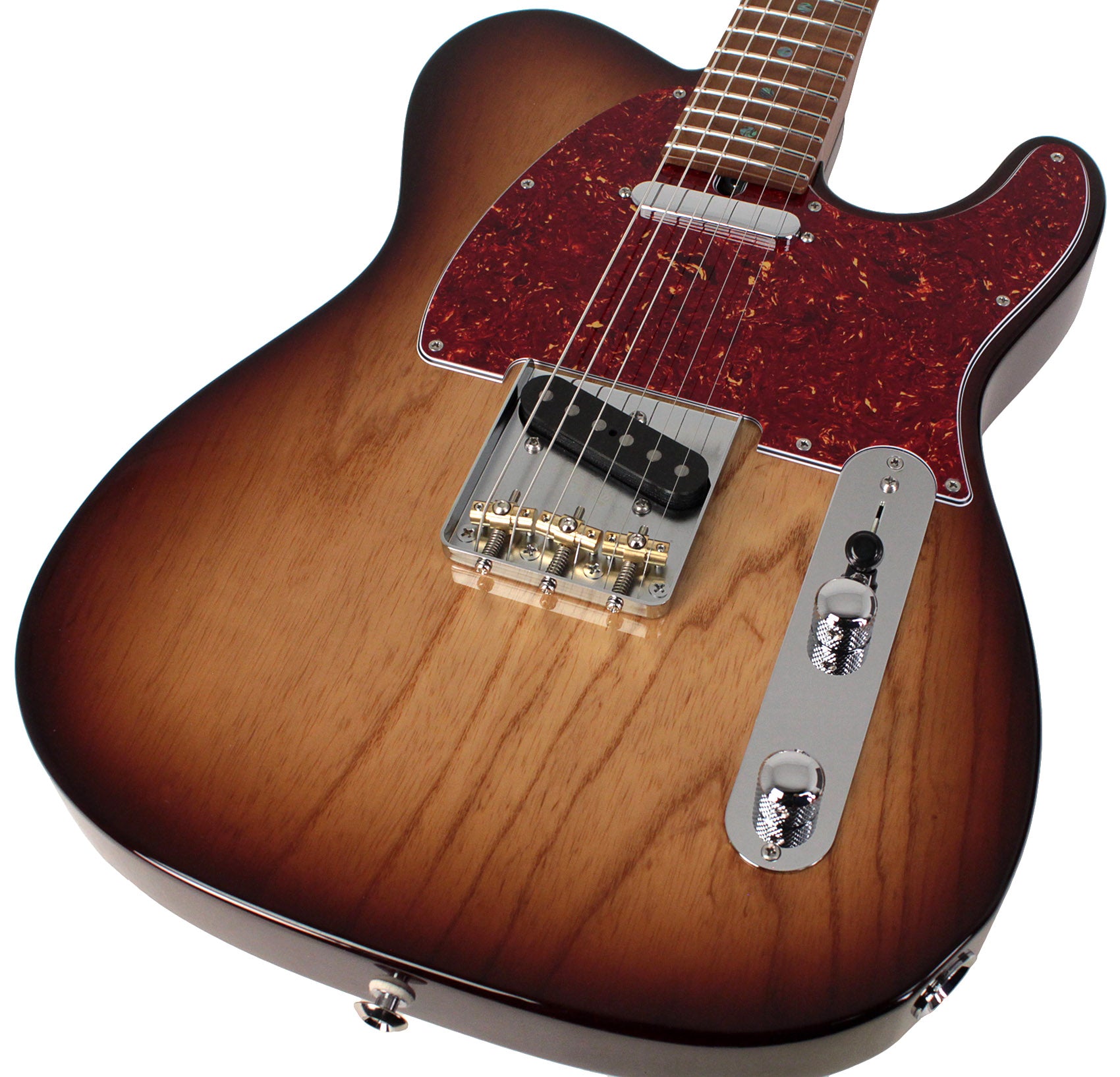 Suhr Select Classic T Roasted, Flamed, Swamp Ash, Brown Burst