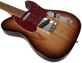 Suhr Select Classic T Roasted, Flamed, Swamp Ash, Brown Burst