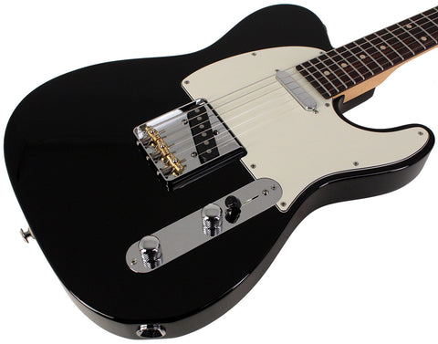 Suhr Classic T Guitar, Alder, Black, Rosewood