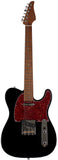 Suhr Select Classic T Roasted, Flamed, Swamp Ash, Black