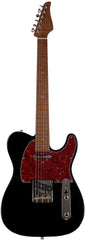Suhr Select Classic T Roasted, Flamed, Swamp Ash, Black