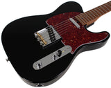 Suhr Select Classic T Roasted, Flamed, Swamp Ash, Black - Humbucker Music