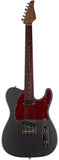 Suhr Select Classic T Roasted, Flamed, Swamp Ash, Charcoal Metallic, Rosewood
