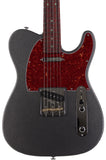Suhr Select Classic T Roasted, Flamed, Swamp Ash, Charcoal Metallic, Rosewood