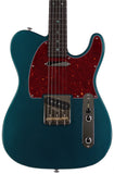 Suhr Select Classic T Roasted, Flamed, Swamp Ash, Ocean Turquoise Metallic, Rosewood - Humbucker Music