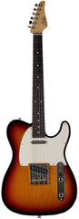Suhr Classic T Guitar, Alder, 3 Tone Burst, Rosewood