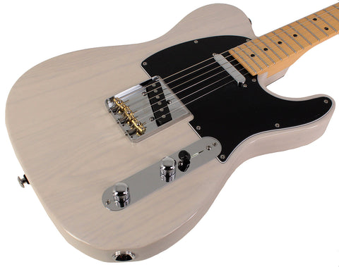 Suhr Classic T Guitar, Swamp Ash, Trans White