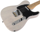 Suhr Classic T Guitar, Swamp Ash, Trans White - Humbucker Music