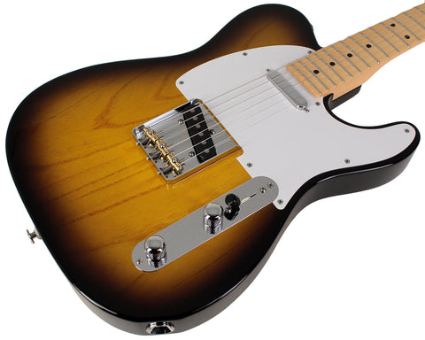 Suhr Classic T Guitar, Swamp Ash, 2 Tone Tobacco Burst