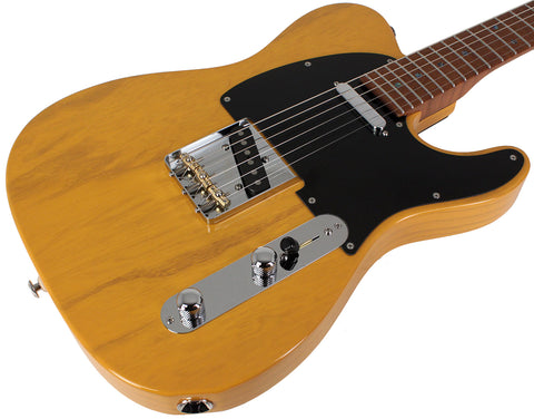 Suhr Select Classic T Roasted, Flamed, Swamp Ash, Butterscotch Blonde