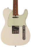 Suhr Select Classic T Roasted, Flamed, Swamp Ash, Olympic White, Aged Green