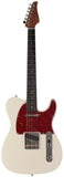 Suhr Select Classic T Roasted, Flamed, Swamp Ash, Olympic White, Rosewood