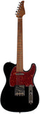 Suhr Select Classic T Roasted, Flamed, Swamp Ash, Black