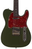 Suhr Select Classic T Roasted, Flamed, Swamp Ash, Dark Forest Green, Rosewood
