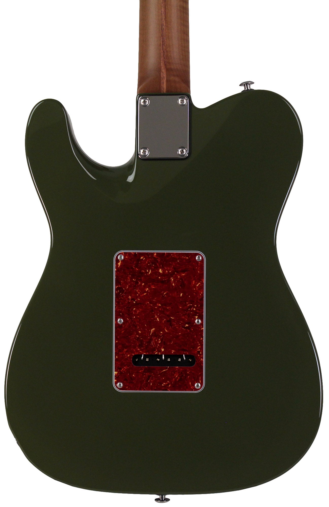 Suhr Select Classic T HH Guitar, Roasted Flamed Neck, Dark Forest