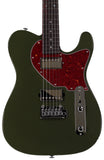 Suhr Select Classic T HH Guitar, Roasted Flamed Neck, Dark Forest Green, Rosewood