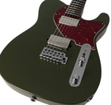 Suhr Select Classic T HH Guitar, Roasted Flamed Neck, Dark Forest Green, Rosewood