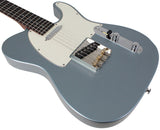 Suhr Select Classic T Roasted, Flamed, Swamp Ash, Ice Blue Metallic, Rosewood - Humbucker Music