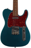Suhr Select Classic T Roasted, Flamed, Swamp Ash, Ocean Turquoise Metallic, Maple