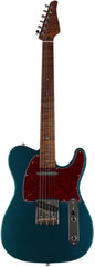 Suhr Select Classic T Roasted, Flamed, Swamp Ash, Ocean Turquoise Metallic, Maple