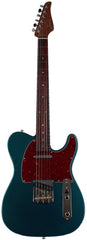 Suhr Select Classic T Roasted, Flamed, Swamp Ash, Ocean Turquoise Metallic, Rosewood