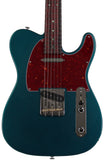 Suhr Select Classic T Roasted, Flamed, Swamp Ash, Ocean Turquoise Metallic, Rosewood