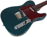 Suhr Select Classic T Roasted, Flamed, Swamp Ash, Ocean Turquoise Metallic, Rosewood